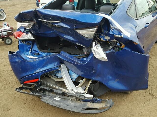 1C3CCCBG2FN516912 - 2015 CHRYSLER 200 S 蓝色 照片 9