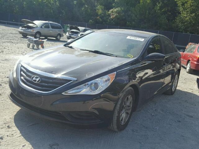 5NPEB4AC9DH685138 - 2013 HYUNDAI SONATA GLS BLACK photo 2