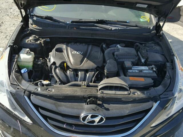 5NPEB4AC9DH685138 - 2013 HYUNDAI SONATA GLS BLACK photo 7