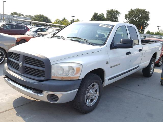 3D7KR28C26G221232 - 2006 DODGE RAM 2500 S WHITE photo 2