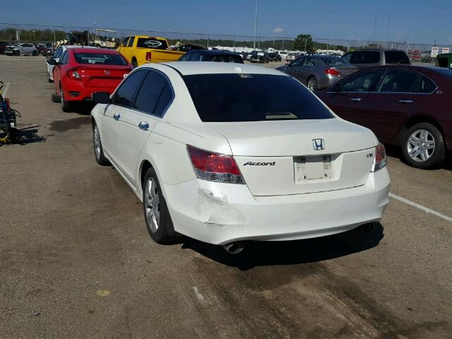 1HGCP36899A009456 - 2009 HONDA ACCORD WHITE photo 3