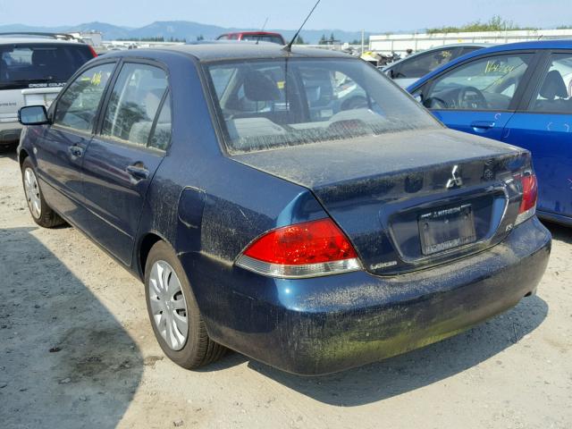 JA3AJ26E96U003138 - 2006 MITSUBISHI LANCER ES BLUE photo 3