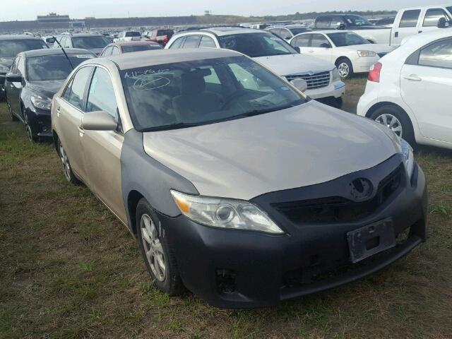 4T1BF3EK1BU740313 - 2011 TOYOTA CAMRY GOLD photo 1