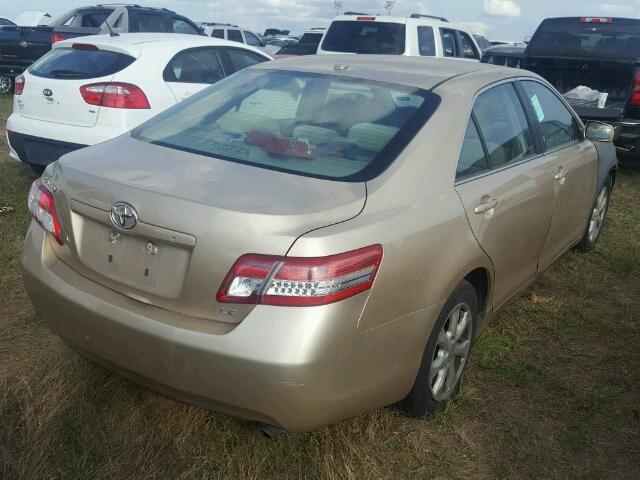 4T1BF3EK1BU740313 - 2011 TOYOTA CAMRY GOLD photo 4