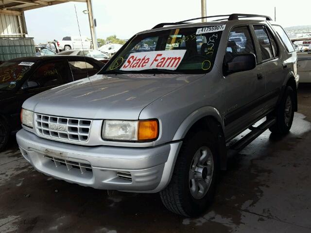 4S2CK58W5X4302579 - 1999 ISUZU RODEO SILVER photo 2