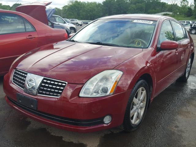 1N4BA41E26C827373 - 2006 NISSAN MAXIMA SE RED photo 2