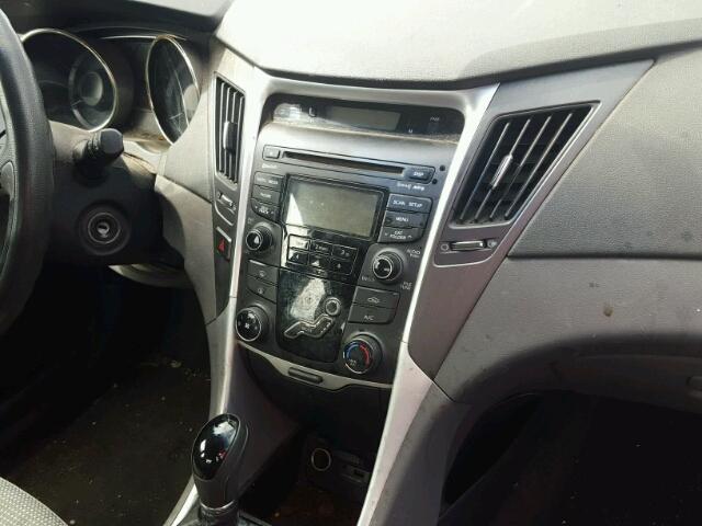 5NPEB4AC0CH401670 - 2012 HYUNDAI SONATA GLS BLUE photo 9