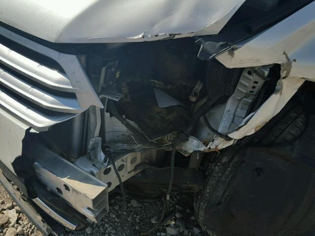 5TDDK3EH8CS111344 - 2012 TOYOTA HIGHLANDER WHITE photo 9