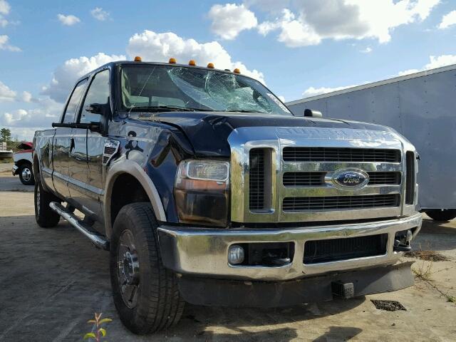 1FTWW3BR9AEA10021 - 2010 FORD F350 BLACK photo 1