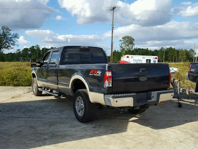 1FTWW3BR9AEA10021 - 2010 FORD F350 BLACK photo 3