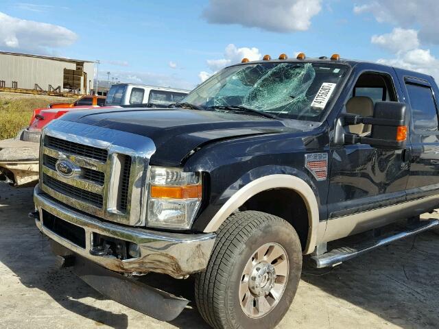 1FTWW3BR9AEA10021 - 2010 FORD F350 BLACK photo 9