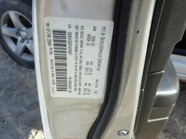 2B3KA43D69H523187 - 2009 DODGE CHARGER WHITE photo 10