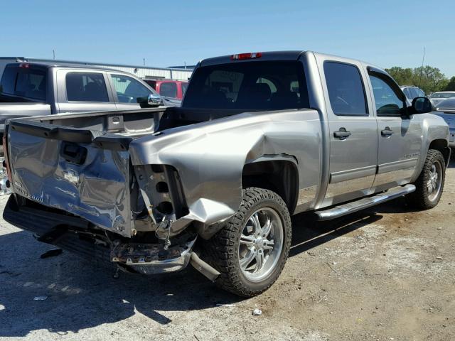 3GCEK233X9G187466 - 2009 CHEVROLET SILVERADO GRAY photo 4