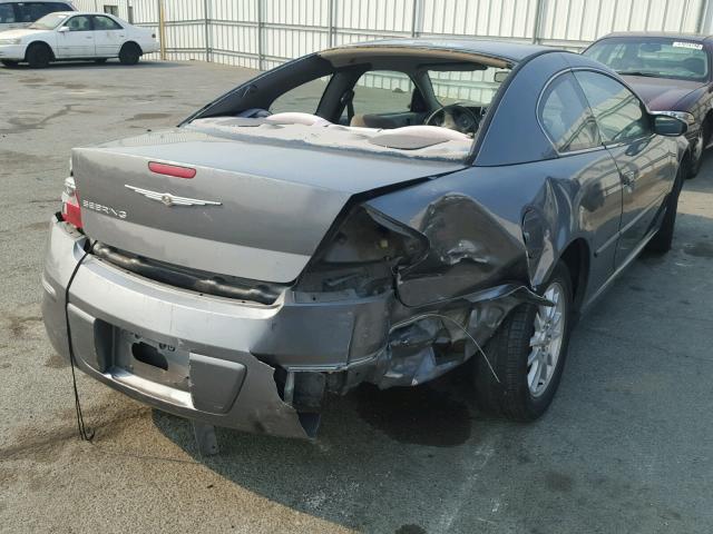 4C3AG42G15E025584 - 2005 CHRYSLER SEBRING GRAY photo 4