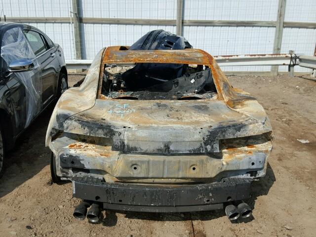 2G1FZ1EP1D9803660 - 2013 CHEVROLET CAMARO ZL1 烧焦的 照片 10