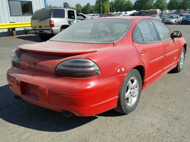 1G2WP5216WF331717 - 1998 PONTIAC GRAND PRIX RED photo 4