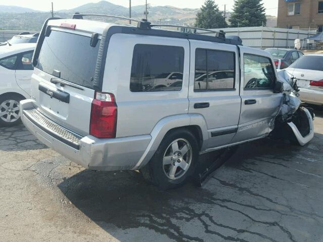 1J8HG48K56C272958 - 2006 JEEP COMMANDER SILVER photo 4
