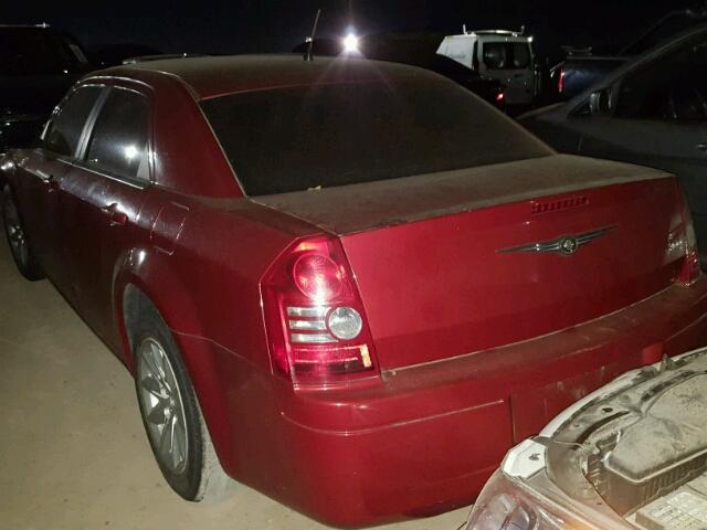 2C3KA43RX8H123159 - 2008 CHRYSLER 300 BURGUNDY photo 3