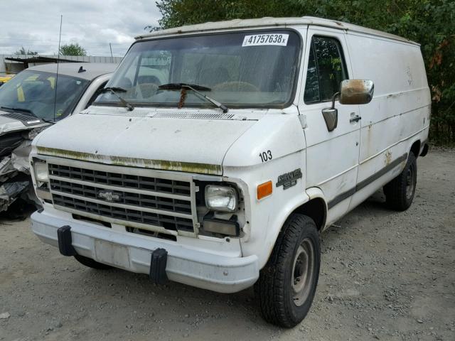 1GCHG35K9SF215824 - 1995 CHEVROLET G30 WHITE photo 2