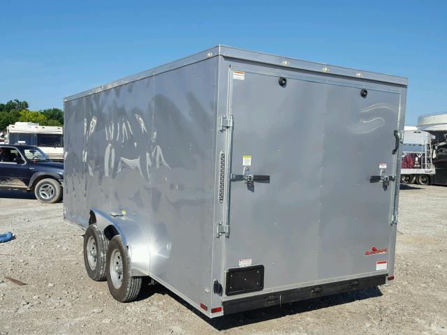 50ZX1M626JN007447 - 2018 CARGO RAZORBACK SILVER photo 3