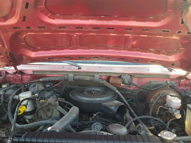 1FTHX25M9NKB23958 - 1992 FORD F250 RED photo 7