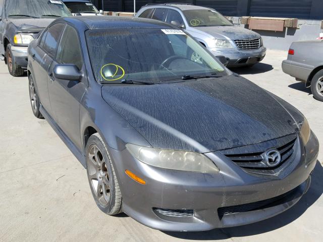 1YVHP84D145N67749 - 2004 MAZDA 6 S GRAY photo 1