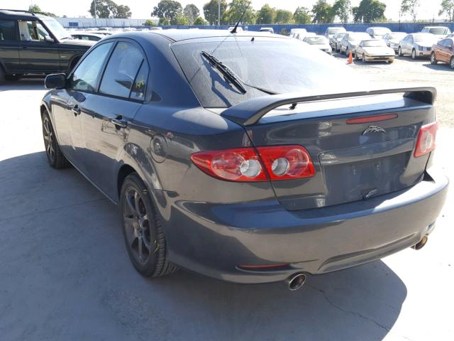 1YVHP84D145N67749 - 2004 MAZDA 6 S GRAY photo 3