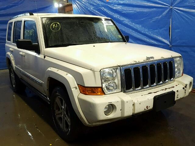 1J8HG58216C293506 - 2006 JEEP COMMANDER WHITE photo 1