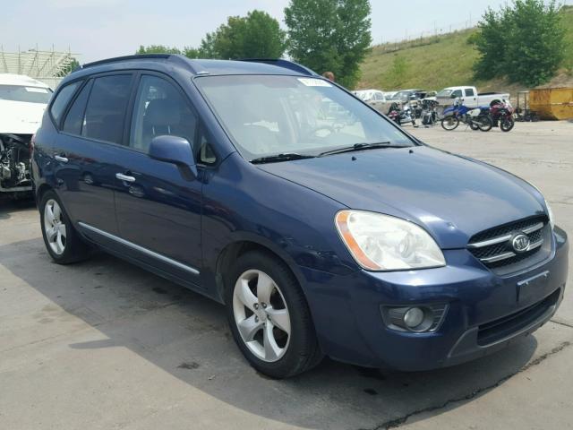 KNAFG526577111520 - 2007 KIA RONDO LX BLUE photo 1