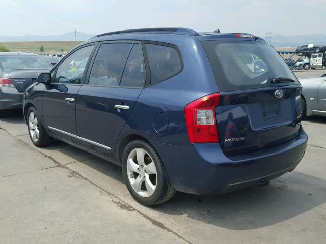 KNAFG526577111520 - 2007 KIA RONDO LX BLUE photo 3