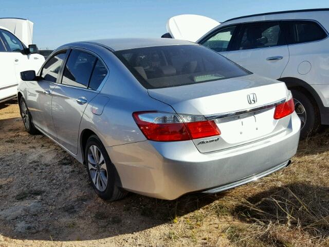 1HGCR2F32EA086320 - 2014 HONDA ACCORD SILVER photo 3