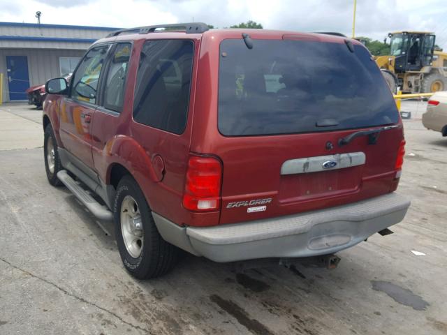 1FMCU70E31UA63492 - 2001 FORD EXPLORER S RED photo 3