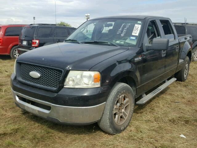 1FTRW02W76KD78076 - 2006 FORD F150 BLACK photo 2