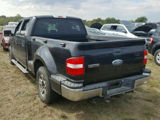 1FTRW02W76KD78076 - 2006 FORD F150 BLACK photo 3