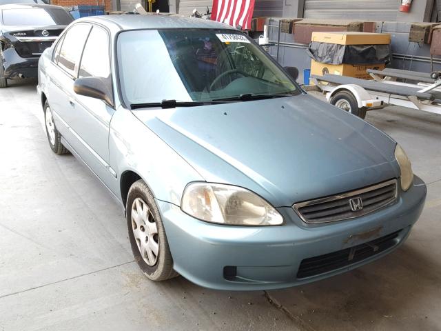 2HGEJ6611YH538687 - 2000 HONDA CIVIC BASE BLUE photo 1