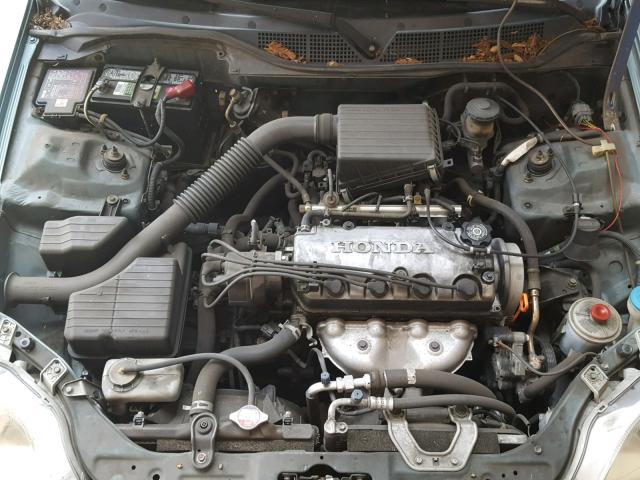 2HGEJ6611YH538687 - 2000 HONDA CIVIC BASE BLUE photo 7