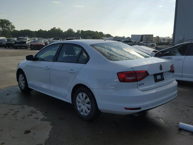 3VW2K7AJ9FM283441 - 2015 VOLKSWAGEN JETTA BASE 白色 照片 3