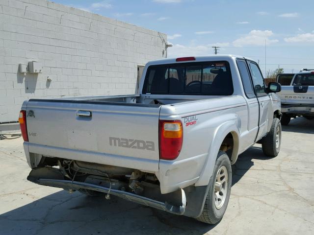 4F4YR16U82TM06240 - 2002 MAZDA B3000 CAB SILVER photo 4