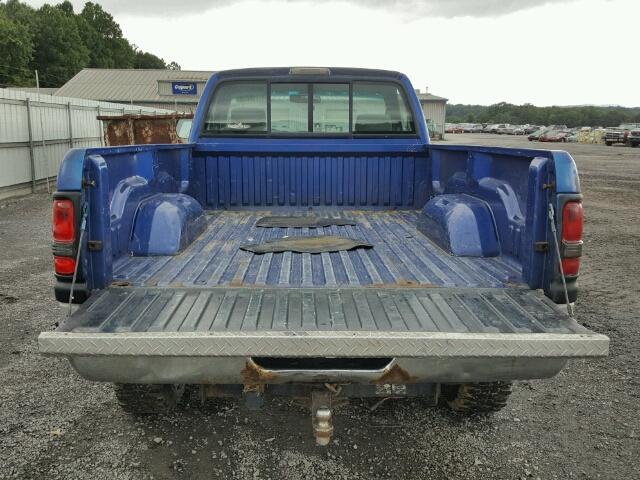 1B7KF26Z0TS565186 - 1996 DODGE RAM 2500 BLUE photo 6