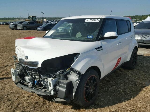 KNDJP3A53F7200432 - 2015 KIA SOUL + WHITE photo 2