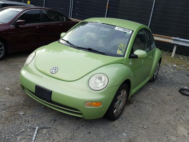 3VWBK21C63M417757 - 2003 VOLKSWAGEN NEW BEETLE Yaşıl foto 2