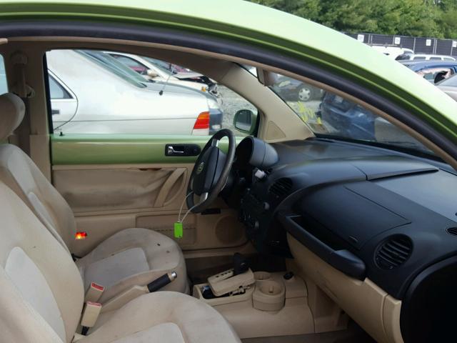 3VWBK21C63M417757 - 2003 VOLKSWAGEN NEW BEETLE Yaşıl foto 5