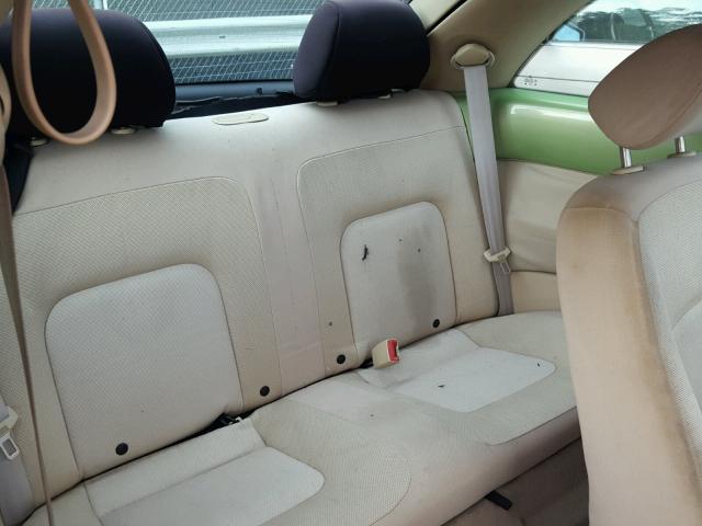 3VWBK21C63M417757 - 2003 VOLKSWAGEN NEW BEETLE Yaşıl foto 6