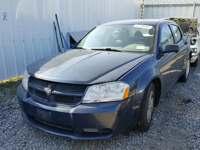 1B3LC46K58N663813 - 2008 DODGE AVENGER SE BLUE photo 2