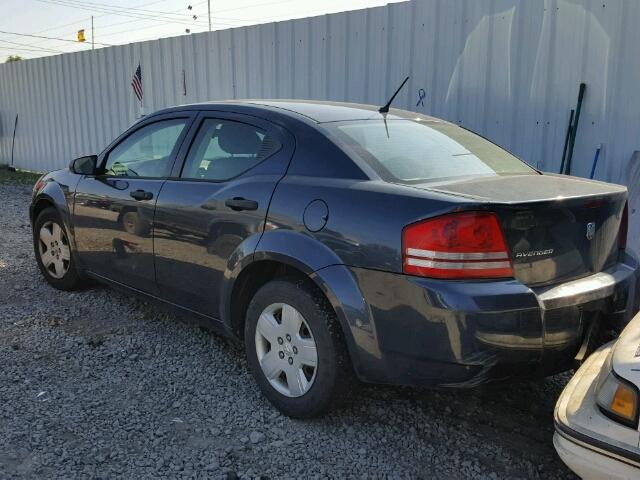 1B3LC46K58N663813 - 2008 DODGE AVENGER SE BLUE photo 3