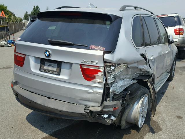 5UXFE83577LZ43690 - 2007 BMW X5 4.8I SILVER photo 4