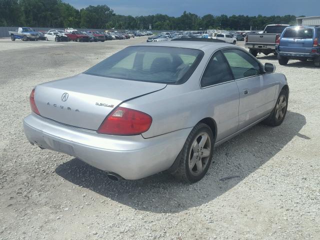 19UYA42611A012759 - 2001 ACURA 3.2CL TYPE SILVER photo 4