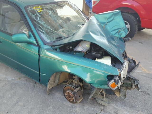 1NXBB02EXVZ554539 - 1997 TOYOTA COROLLA GREEN photo 10