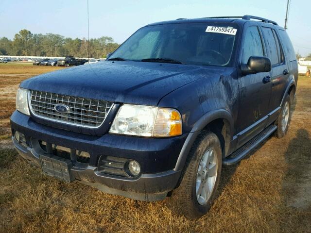 1FMDU63K73UC83270 - 2003 FORD EXPLORER BLUE photo 2