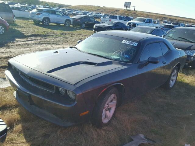 2C3CDYAG7EH277134 - 2014 DODGE CHALLENGER CHARCOAL photo 2